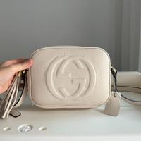 Borsa a tracolla Gucci bianco panna