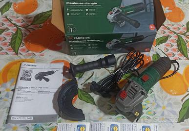 Smerigliatrice Parkside 220V diametro 115 mm Nuova