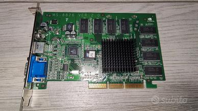 Scheda Video Nvidia Geforce 2 MX400 AGP 8X Vintage
