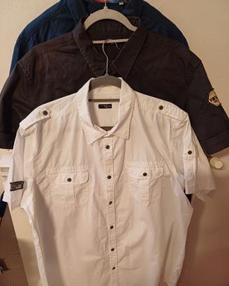 set 3 camicie da uomo,XXL,Jeans wear 