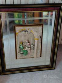 Quadro vintage in argento