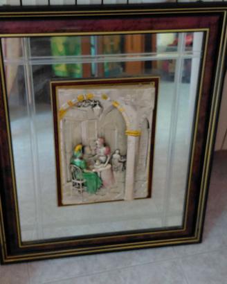 Quadro vintage in argento