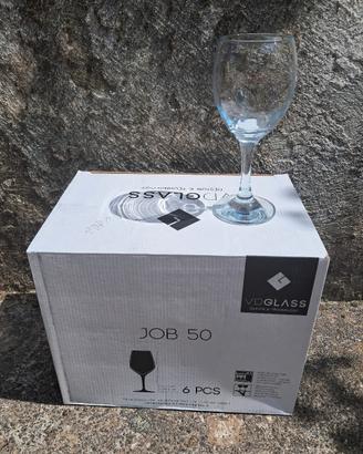 Set 6 Calici da Vino VD GLASS "JOB 50" (50 cl)