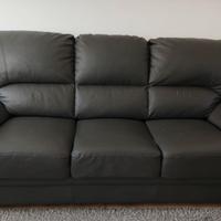 Divano 3 posti grigio antracite