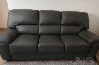 Divano 3 posti grigio antracite