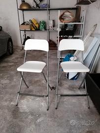 Coppia di sgabelli ikea