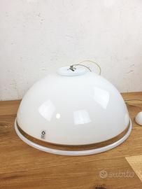 Lampadario leucos phoebus vetro fatto a mano