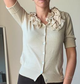 Cardigan con collo elegante