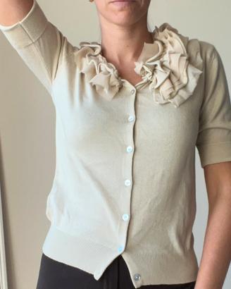 Cardigan con collo elegante