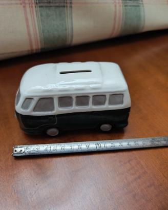 camioncino salvadanaio ceramica