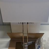 Lampada Acciaio Inox Lucidato HERVIT - 39x20x61cm