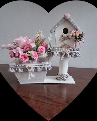porta piantina shabby chic nuovo e unico