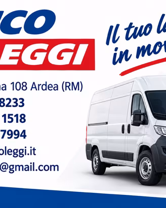 NOLEGGIO FURGONI - NO CARTA DI CREDITO DA € 39