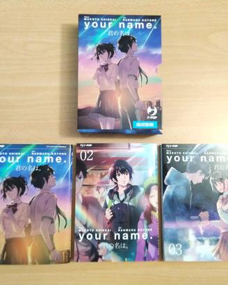 Your Name manga - Collection box 1-3 - M. Shinkai