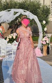 Abito sposa o diciottesimo Rosa