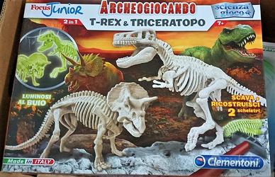 Archeogiocando T-Rex & Triceratopo – FOCUS JUNIOR