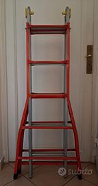 Scala telescopica in acciao