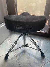 Sgabello batteria  Millenium DT-902  + custodia