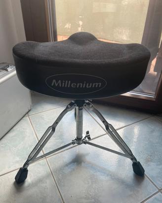 Sgabello batteria  Millenium DT-902  + custodia