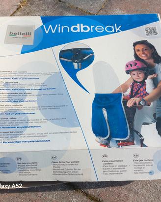 Bellelli parabrezza vento bici per bambini