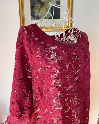 T-shirt effetto pizzo Pimkie