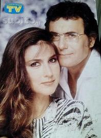 Cartolina Albano e Romina Tv sorrisi e canzoni
