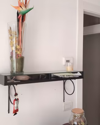 mensola a due ripiani 