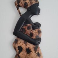 statua africana da appendere