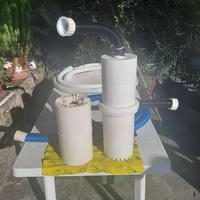 skimmer piscina+Flottante testa