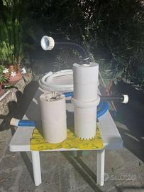 skimmer piscina+Flottante testa