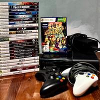 Xbox 360  con accessori + 24 giochi originali