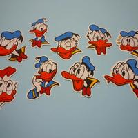 Set 8 toppe anni 80 vintage Walt Disney Paperino