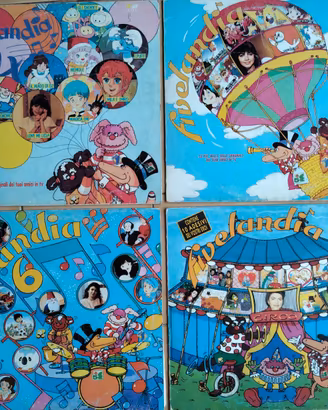 Lotto 4 LP Fivelandia 4, 5, 6, 7 – Sigle Originali