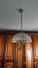 Lampadario e due abat-jour 