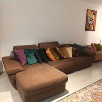 divano letto con penisola 