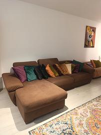 divano letto con penisola 