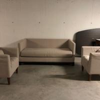 Divano-Letto beige 3 posti