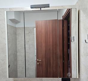 Specchio bagno con mobile