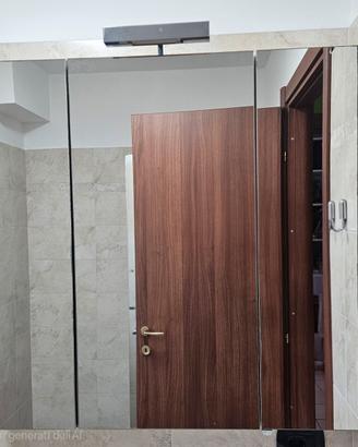 Specchio bagno con mobile
