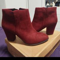 stivaletti donna taglia 41 colore bordeaux 