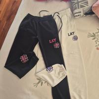 Coppia pantaloni tuta lay per bambini