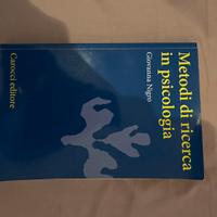 Libro Metodi di ricerc in psicologia, Nigro