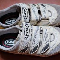 Scarpe ciclismo NortWave numero 42 x Look