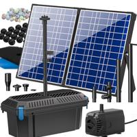 filtro laghetto solare più batteria esterna 