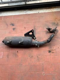 Marmitta originale con diaframmi mbk orizzontale