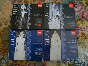 8 CD Boxes Opere Liriche, Callas, EMI, Fonit Cetra