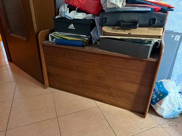 Panca cassapanca con contenitore