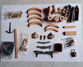 Accessori vari per modellismo navale - lotto