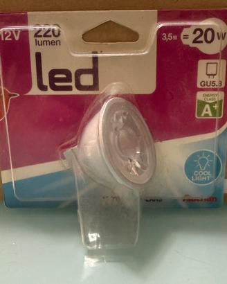 Lampadina LED GU 3.5 luce fredda.