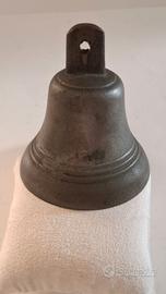 ANTICA CAMPANA IN BRONZO CON BATACCHIO ORIGINALE.